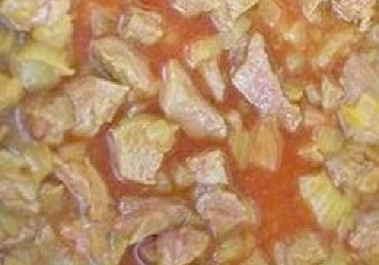 Gulasz drobiowy z warzywami foto