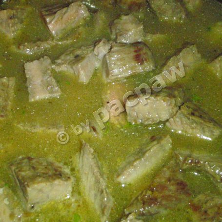 Krok 6 - Gulasz stekowy w sosie z marynowanym pieprzem zielonym foto