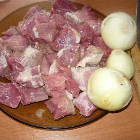 Krok 1 - Gulasz wieprzowo - warzywny foto