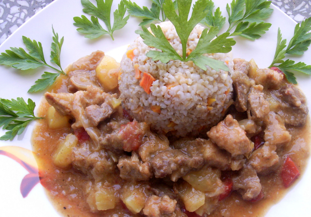 Gulasz z cukinią foto