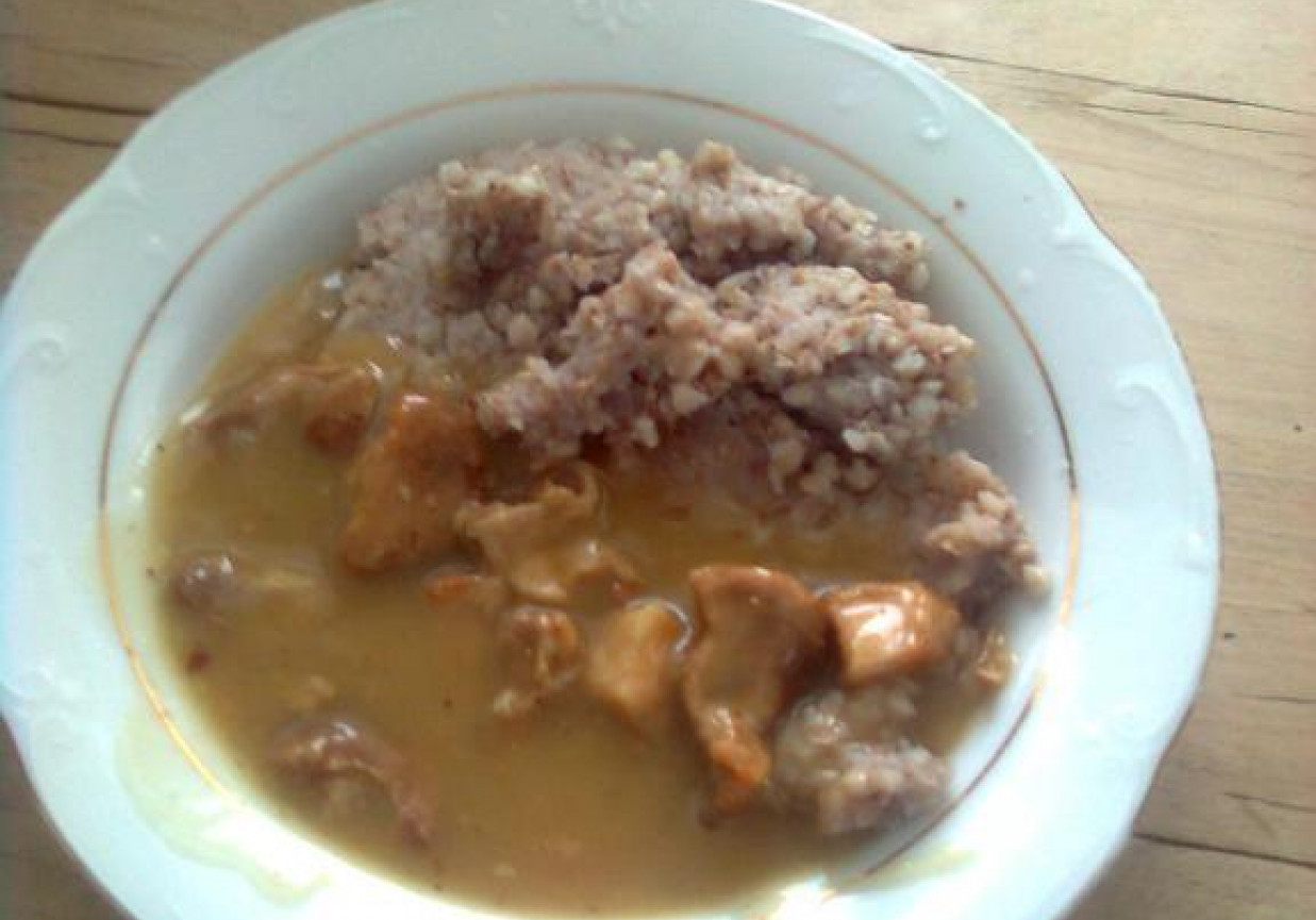 Gulasz z kaszą jęczmienną foto