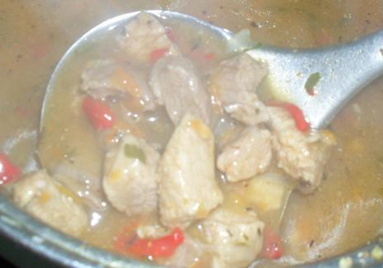 Gulasz z papryką foto