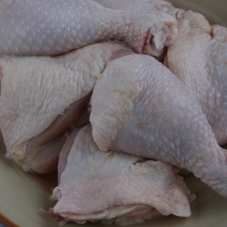 Krok 1 - Gulasz z piekarnika z kurczakiem fasolą i dynią foto