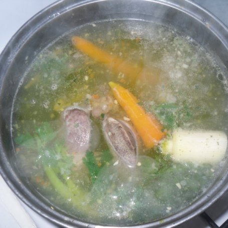 Krok 1 - gulasz z wieprzowego serca foto