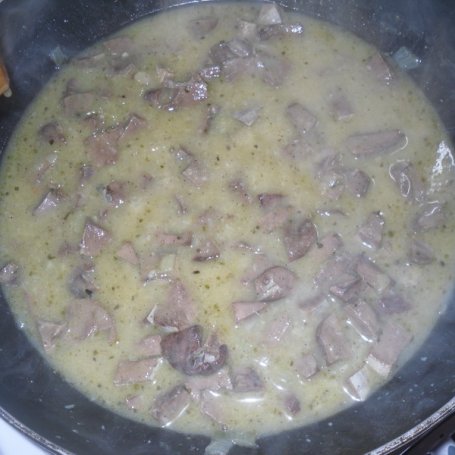 Krok 4 - gulasz z wieprzowego serca foto