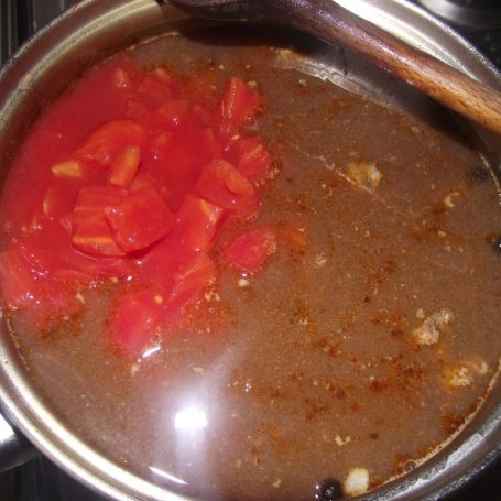 Krok 3 - Gulaszowa zupa z fasolą czerwoną foto