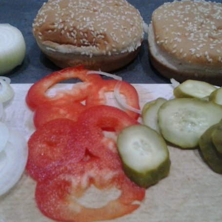 Krok 4 - hamburger boczniakowy foto