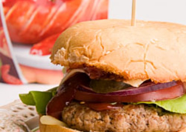 Fotografia przedstawiająca Hamburger domowy