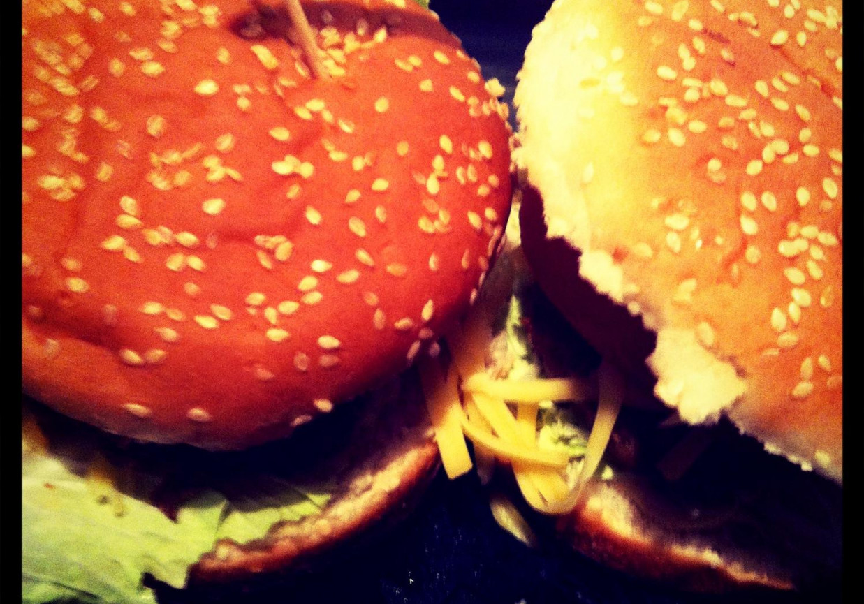 Hamburger domowy foto