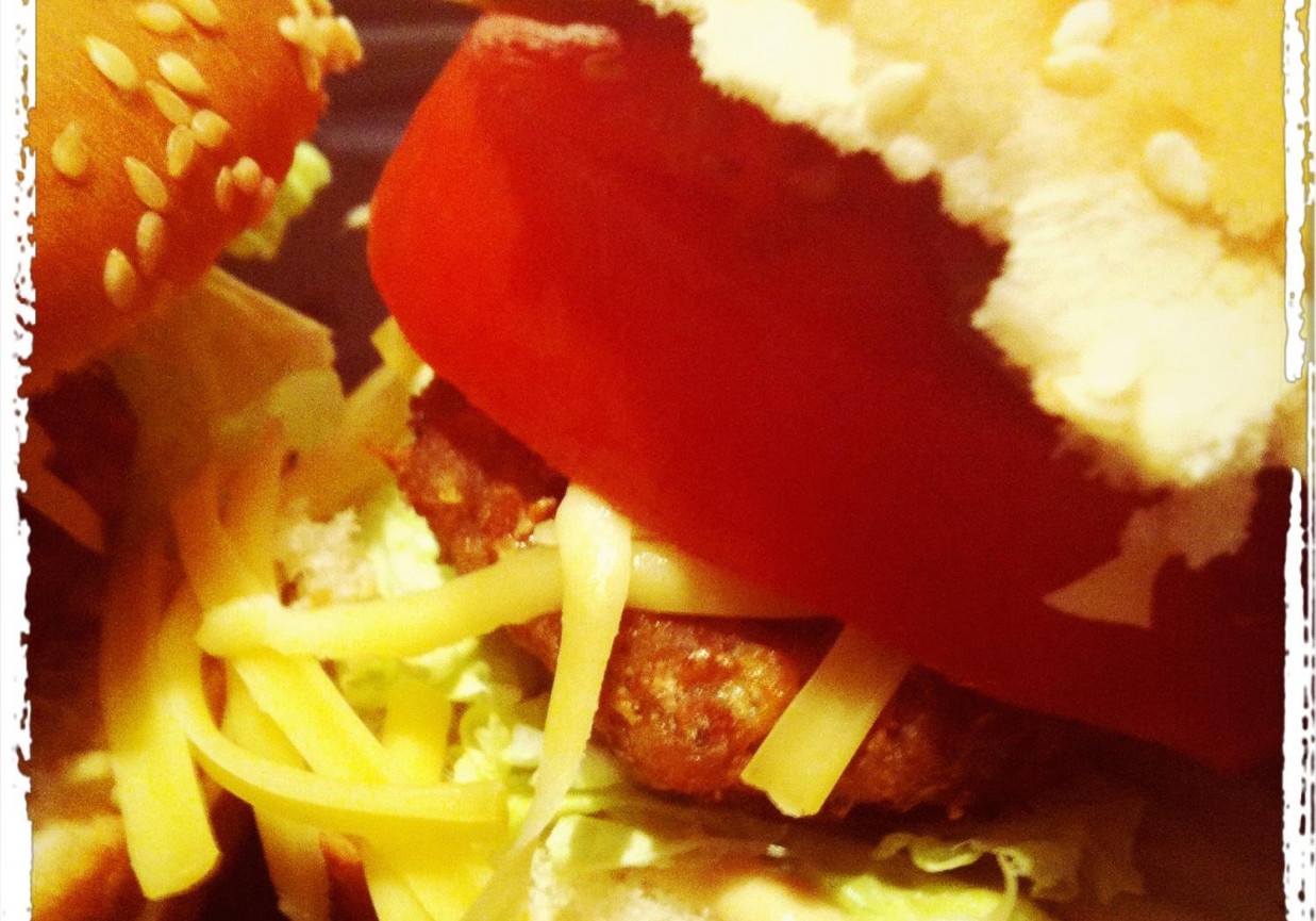 Hamburger domowy foto