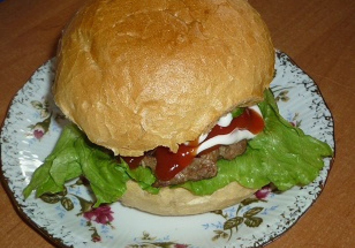 Hamburger domowy foto