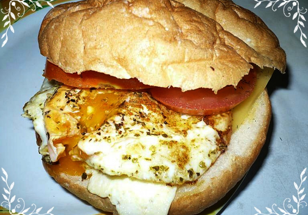Hamburger jajeczny foto