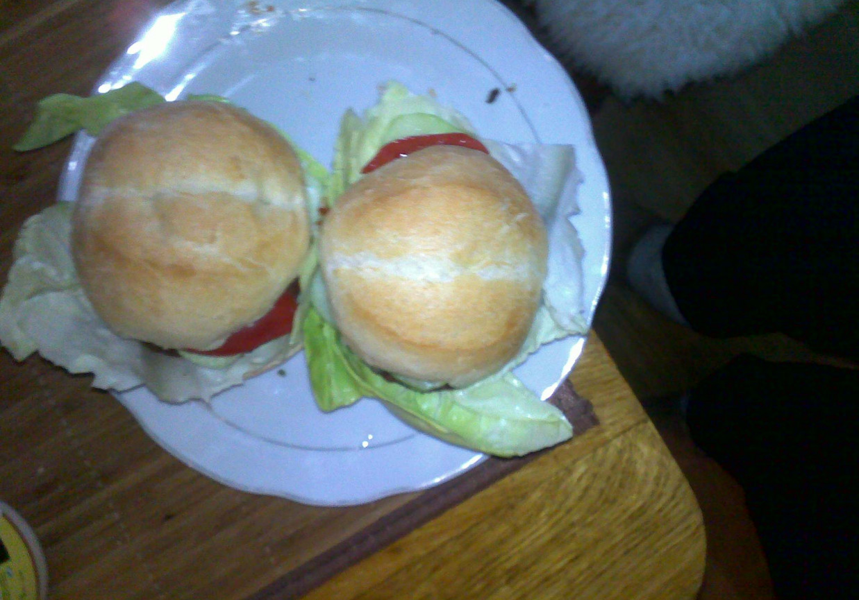 Hamburgery śniadaniowe foto