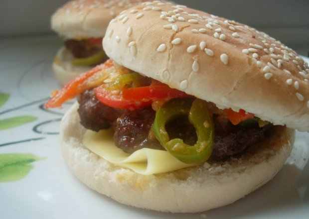 Fotografia przedstawiająca Hamburgery teksańskie