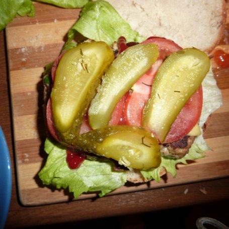 Krok 8 - Hamburgery z grilla drobiowe foto