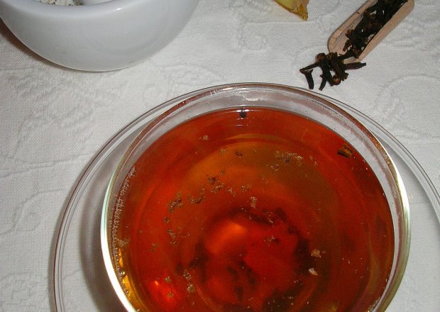 Fotografia przedstawiająca Herbata all spices z miodem