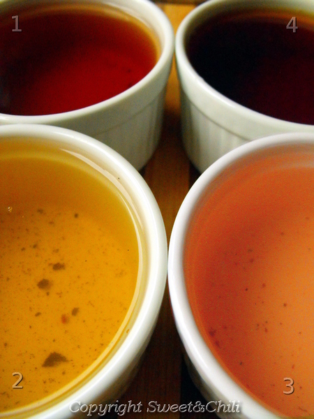 Herbata biała, żółta i czerwona