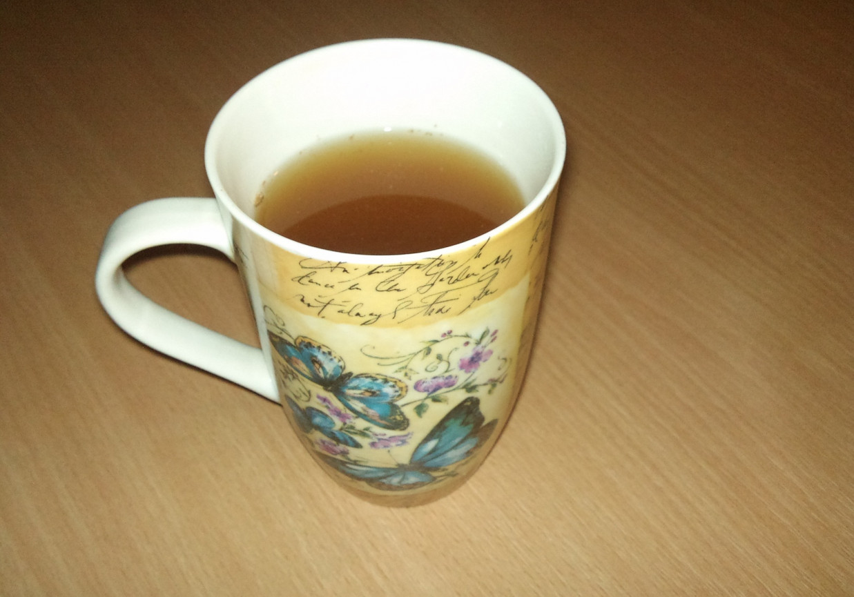 Herbata gruszkowo cynamonowa z miodem foto