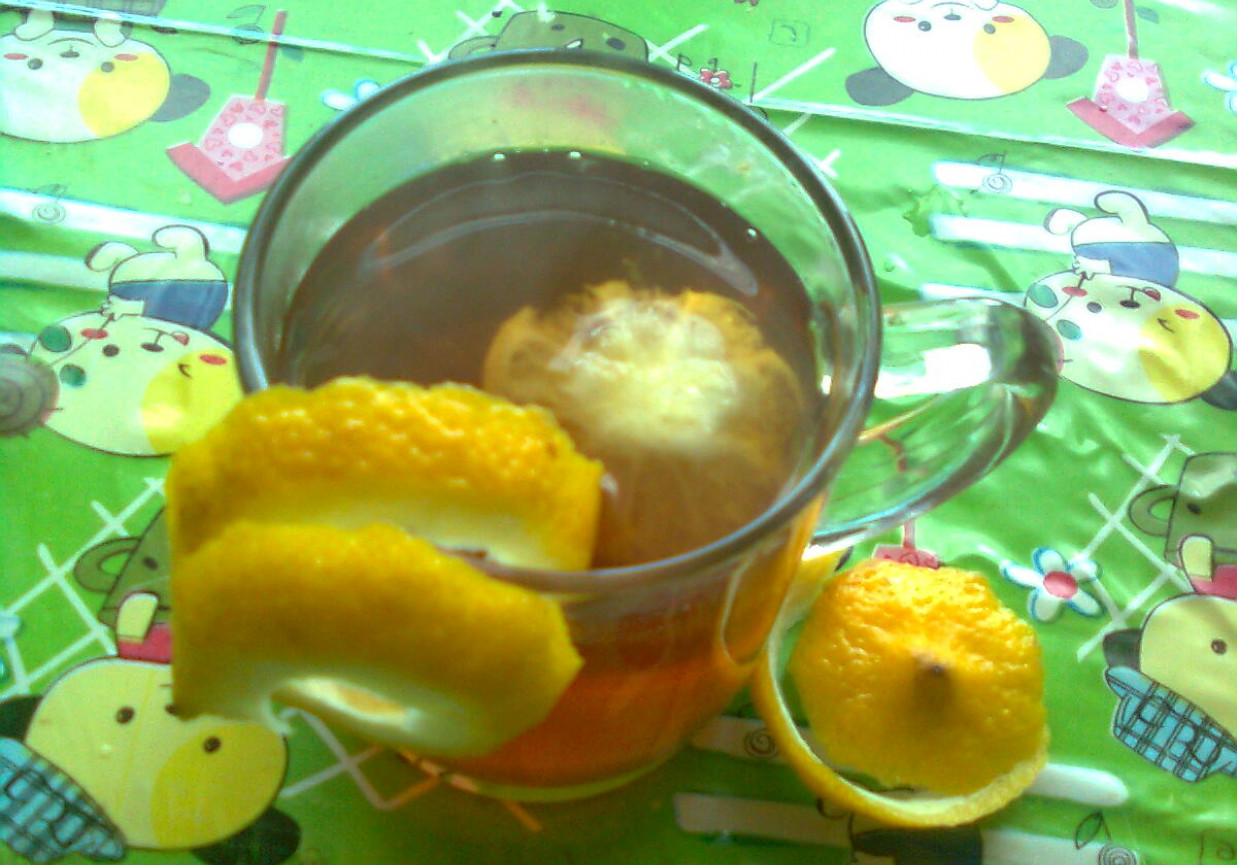Herbata miodowo-cytrynowa foto