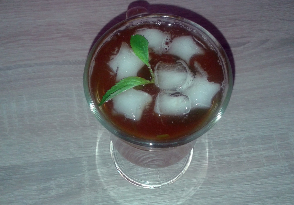 Herbata mrożona jabłkowo - miętowa foto