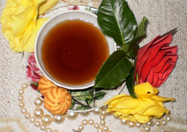 Fotografia przedstawiająca Herbata różana: