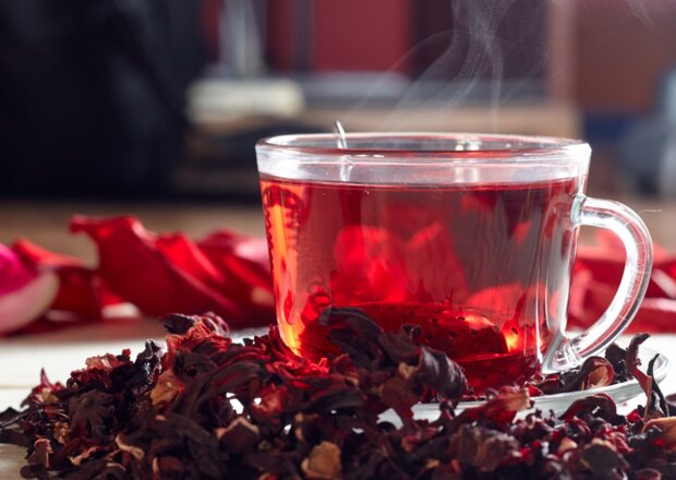 Fotografia przedstawiająca Herbata różano-hibiskusowa