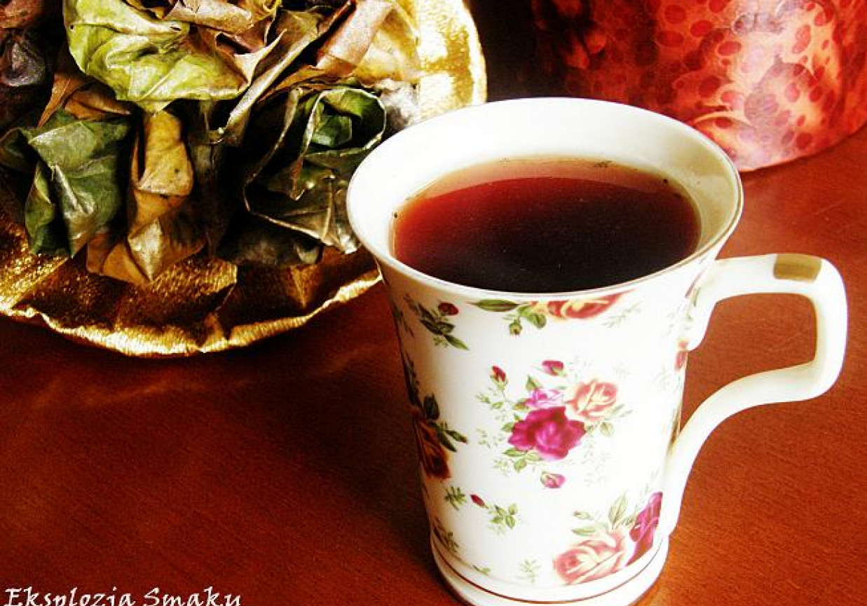 Herbata wiśniowa z kokosową wkładką foto