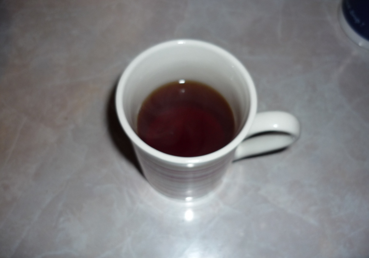 herbata z mlekiem i miodem foto