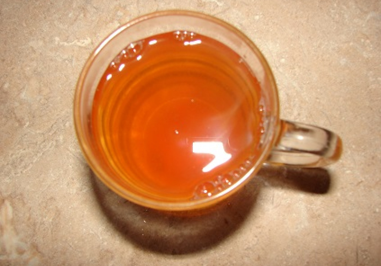 Herbata z sokiem jabłkowym foto