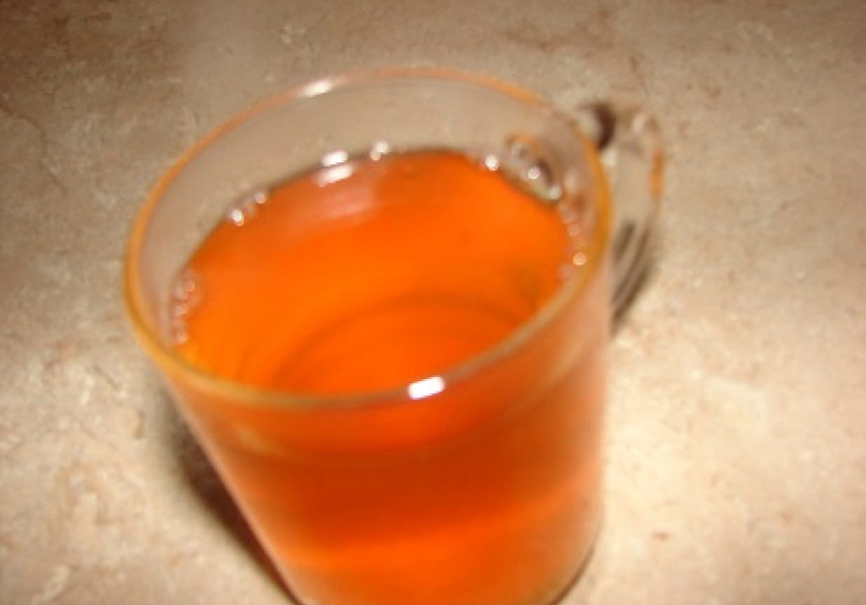 Herbata z sokiem jabłkowym foto