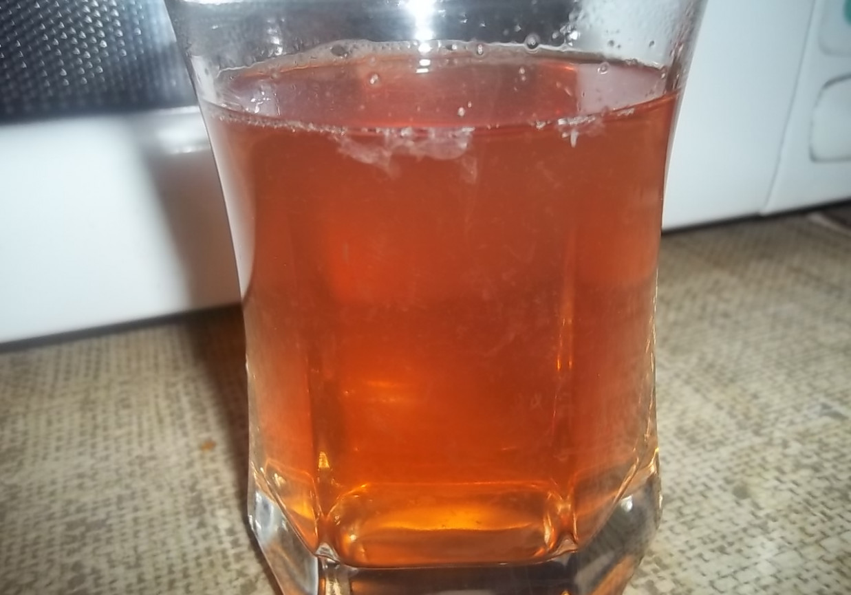 Herbatka cytrynowo-malinowa foto
