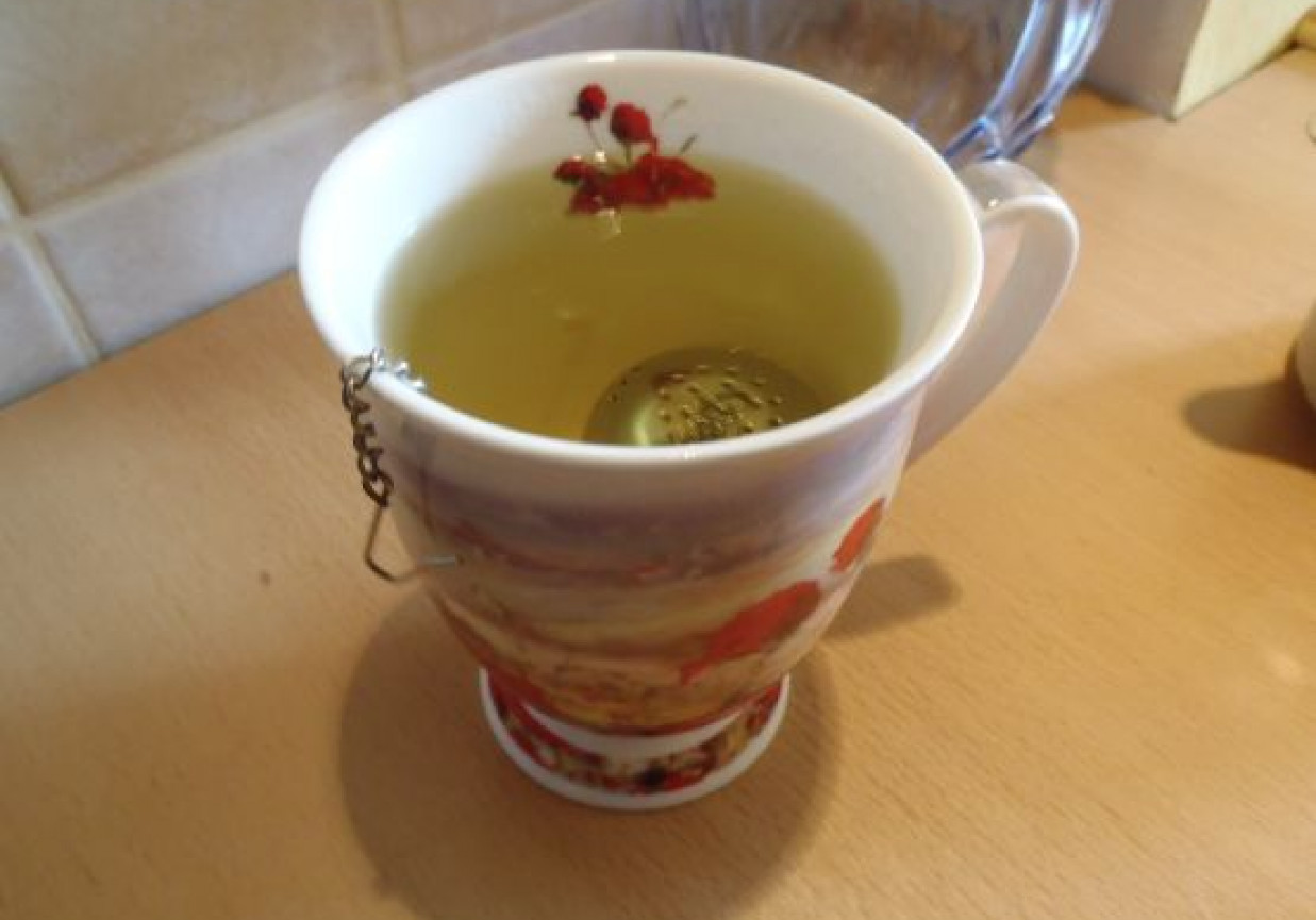 Herbatka z trawą cytrynową foto
