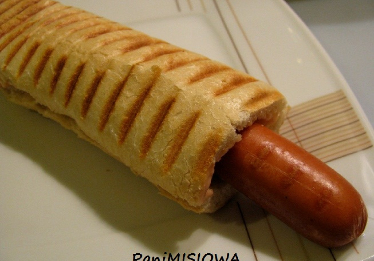 Hot dog francuski z tostera foto