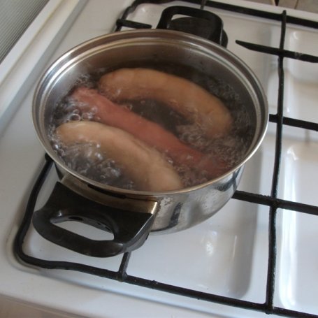 Krok 2 - Hot dog w bułce foto