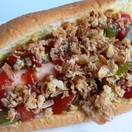 Krok 5 - Hot- dog z cebulką foto