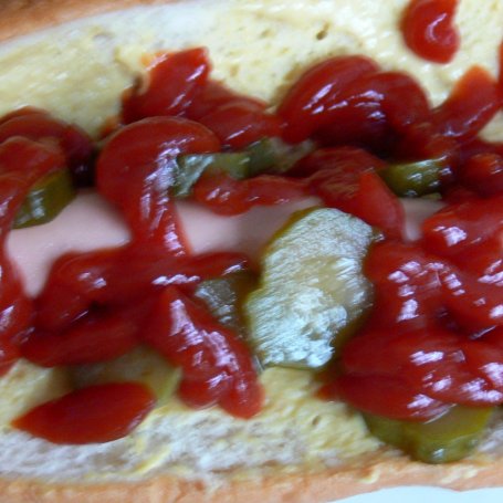Krok 4 - Hot- dog z cebulką foto