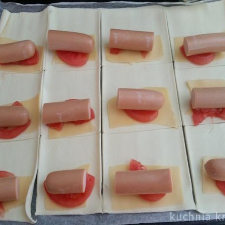 Krok 2 - Hot dogi w cieście francuskim foto