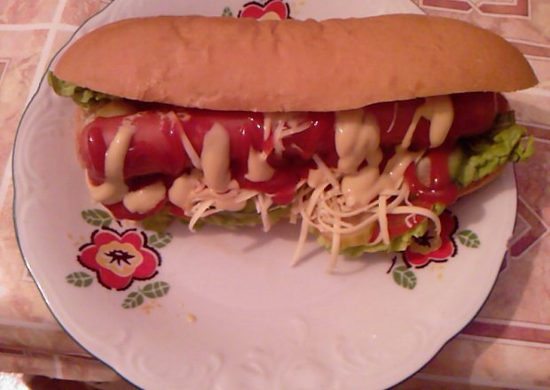 Fotografia przedstawiająca Hot-dog wegetariański