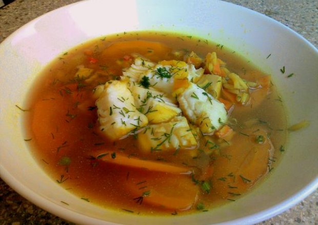Fotografia przedstawiająca Imbirowa zupa rybna