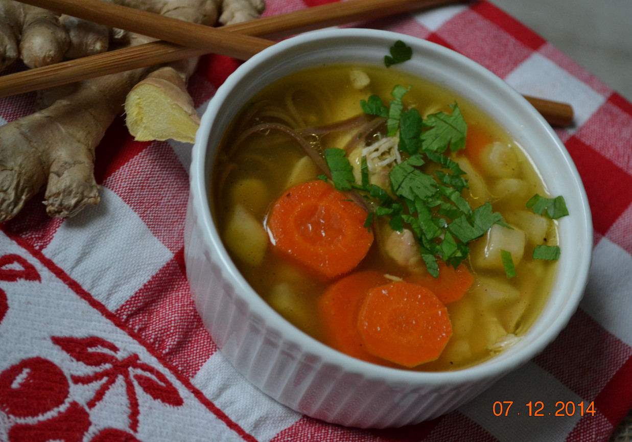 imbirowa zupa foto