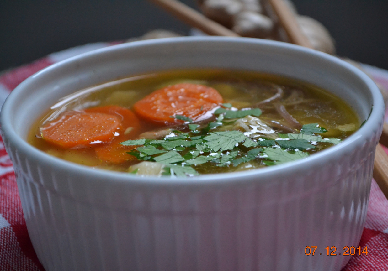 imbirowa zupa foto