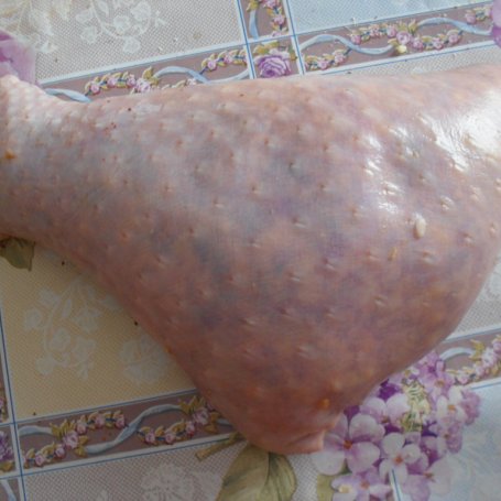 Krok 3 - indycza skóra nadziewana foto