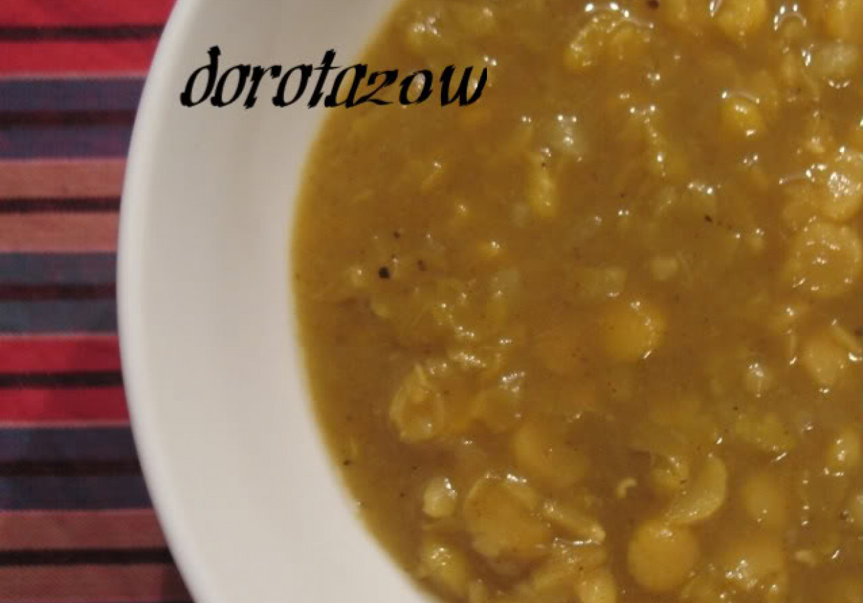Indyjska zupa dhal foto
