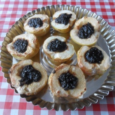 Krok 2 - Jabłka pieczone z powidłami i pianą foto
