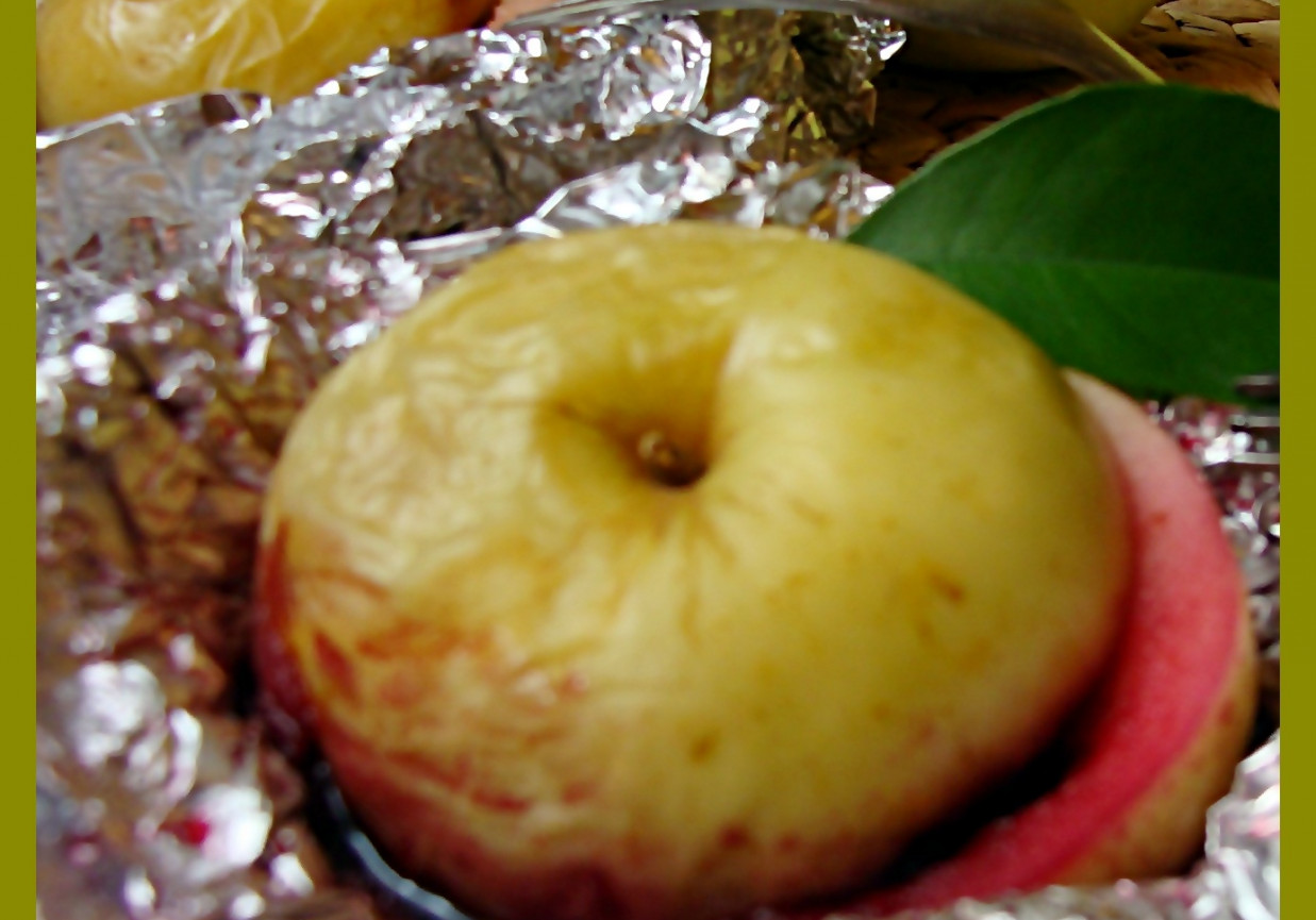Jabłka z grilla foto