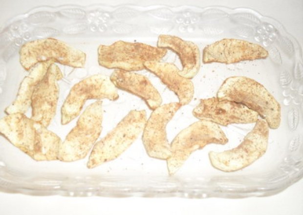 Fotografia przedstawiająca Jabłkowe chipsy.