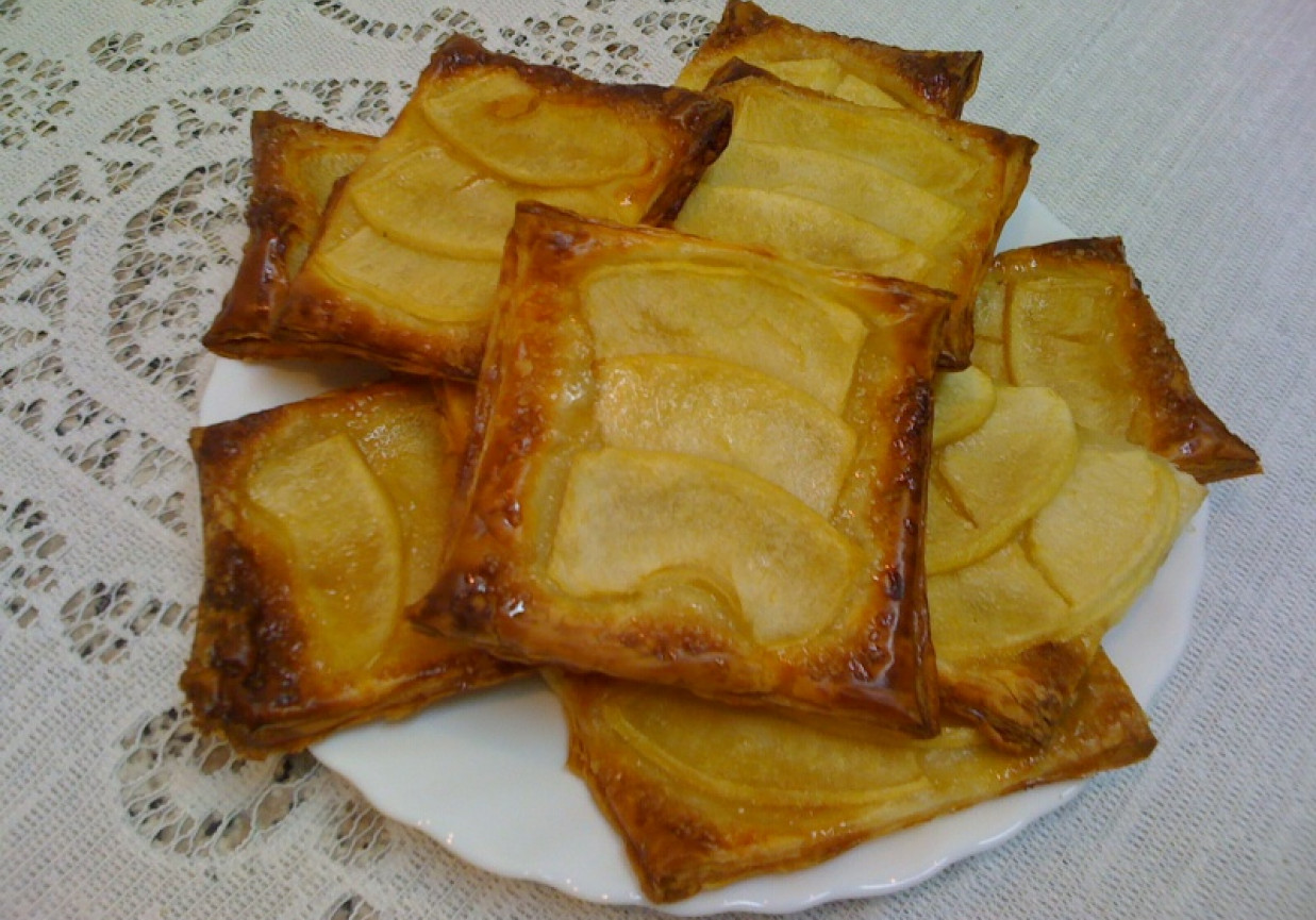 Jabłkowe ciasteczka francuskie foto