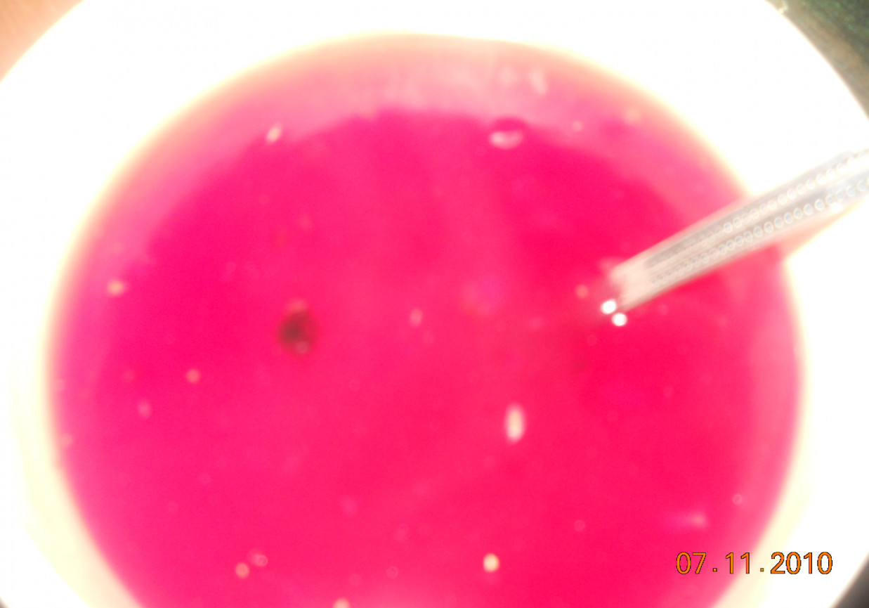 jablkowo-malinowy kisiel foto