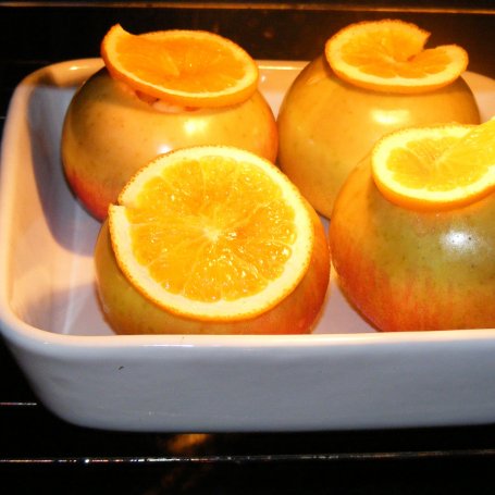 Krok 4 - Jabłuszko z pomarańczowo-miodową nutą foto