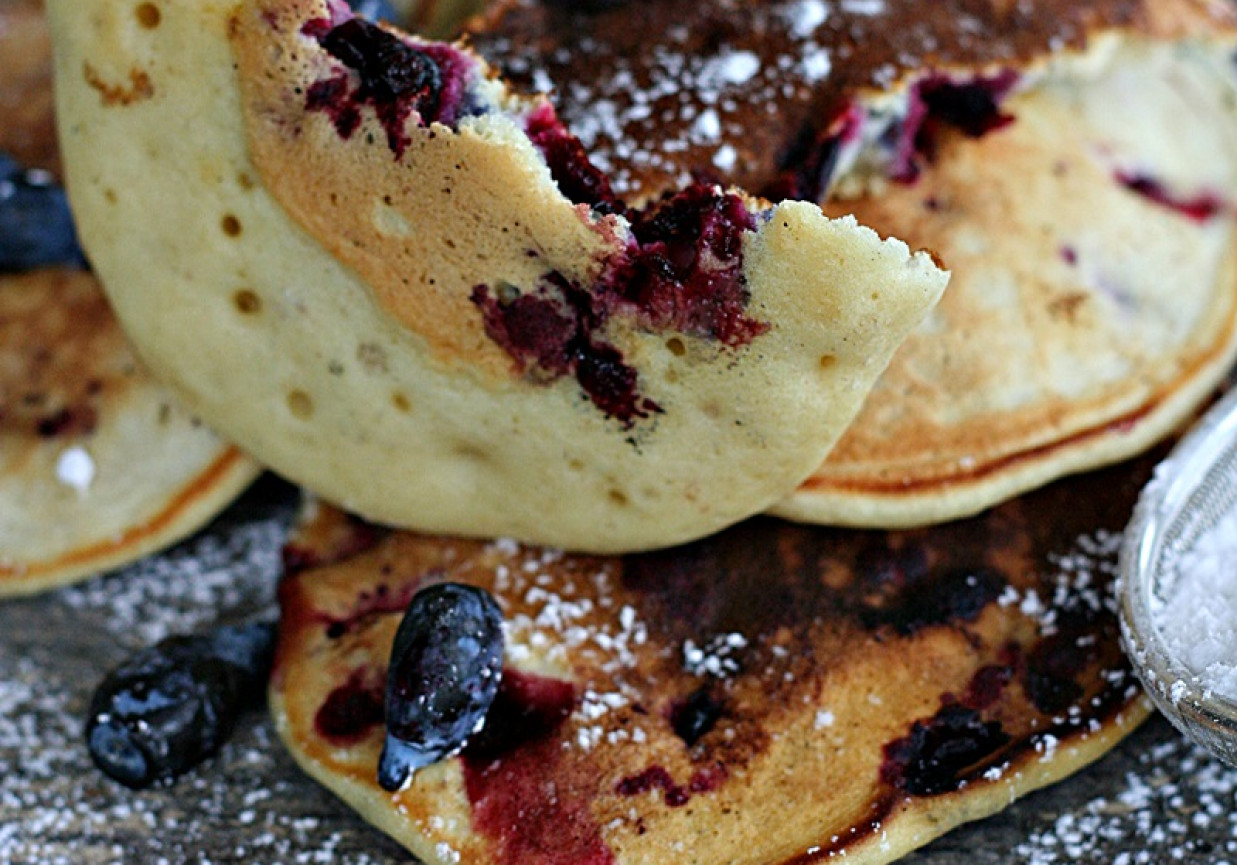 Jagodowe pancakes foto